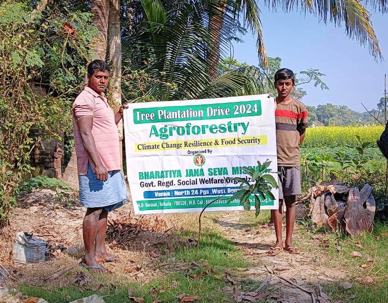 Agroforestry in West Bengal implemented by NGOs in India