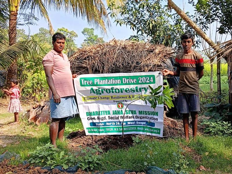 Agroforestry in West Bengal program implemented by NGO