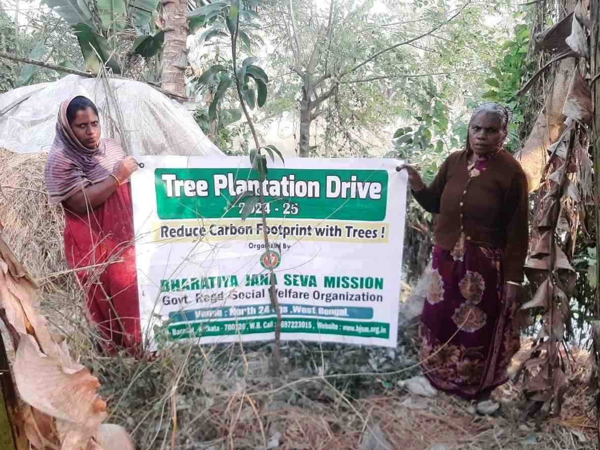 Community Tree Plantation Drive in West Bengal