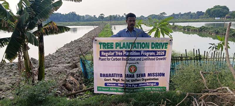 Tree Plantation Drive to Protect Lives & Livelihoods by NGOs India