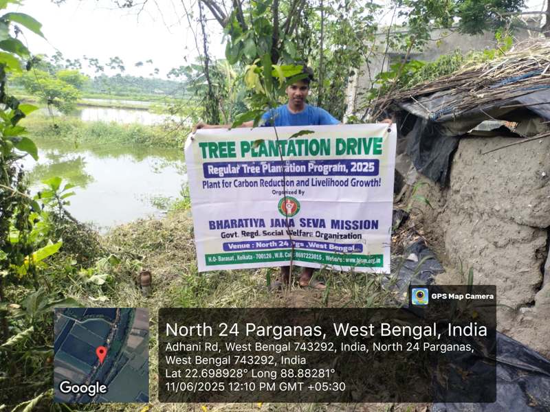 Tree Plantation Drive for Riverside Communities in Kolkata