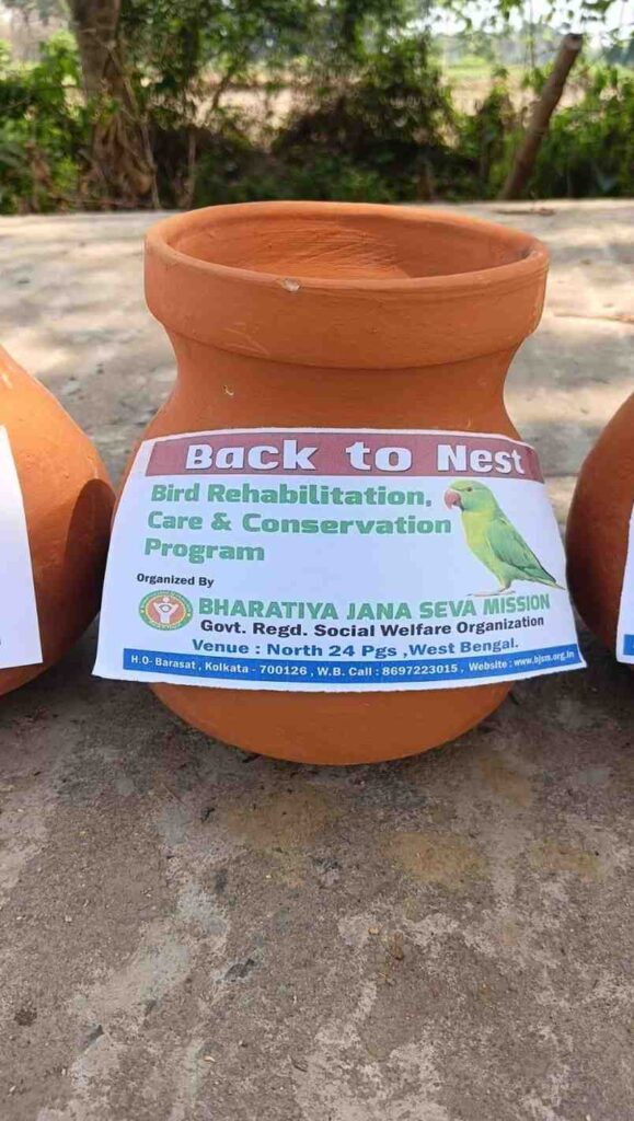 Bird conservation initiative in India with eco-friendly nest installation