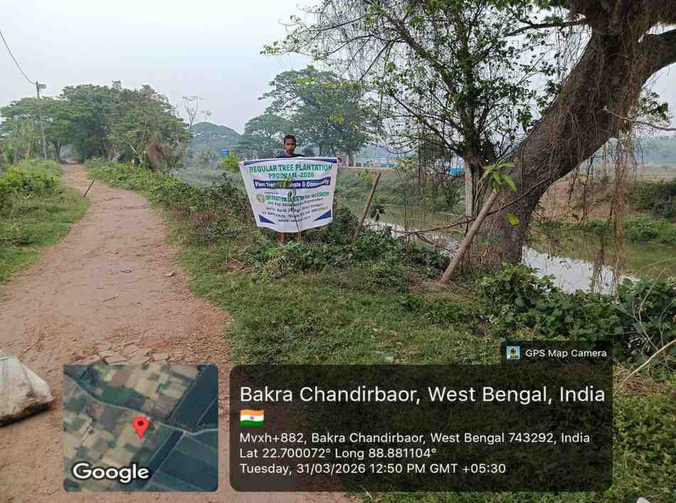 Environmental Conservation Drive Along Irrigation Canal in West Bengal