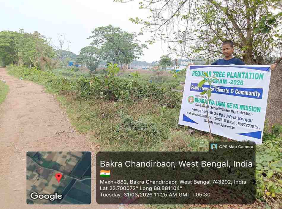 Tree Plantation Program to Safeguard Farming Ecosystems in West Bengal
