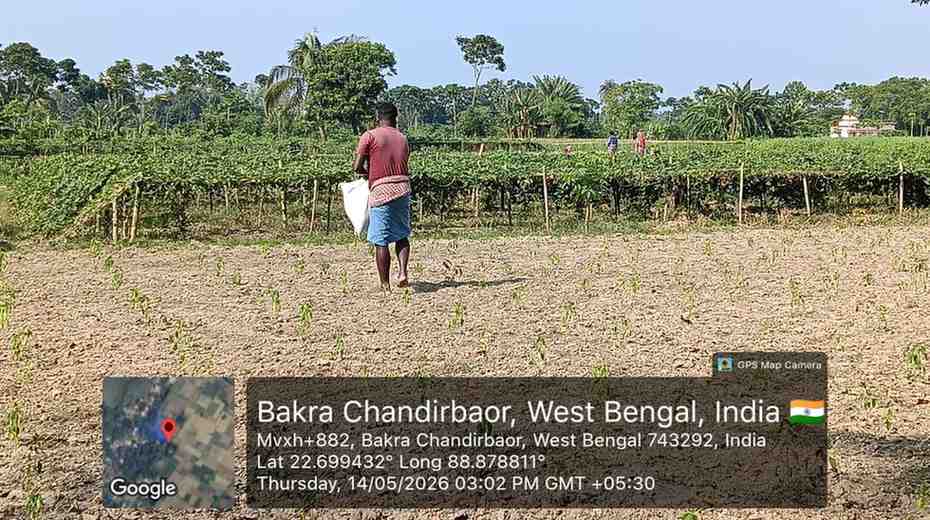 Sustainable agriculture awareness program with farmers in West Bengal village