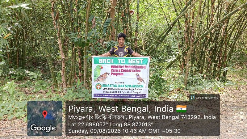 Bharatiya Jana Seva Mission environmental initiative providing safe bird habitats